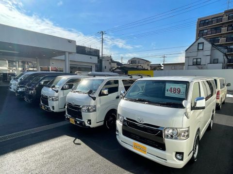 フレックスドリーム　ハイエース三郷店　オープン　車中泊